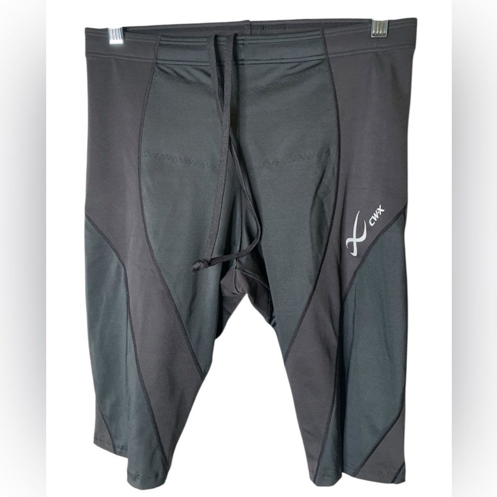 CW-X Compression Bike Shorts Size Large Fitness Running Athletic Stretch Gym